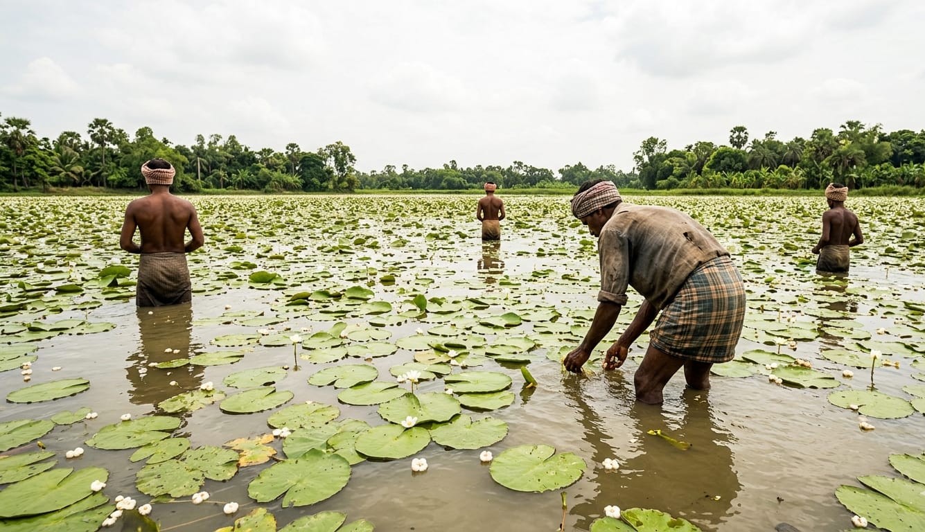 Bihar Makhana Fields