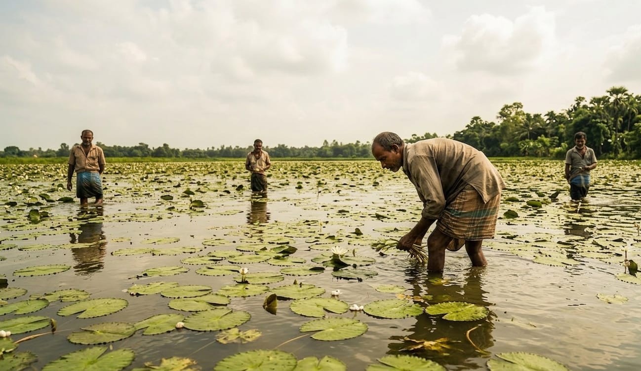 Bihar Makhana Fields